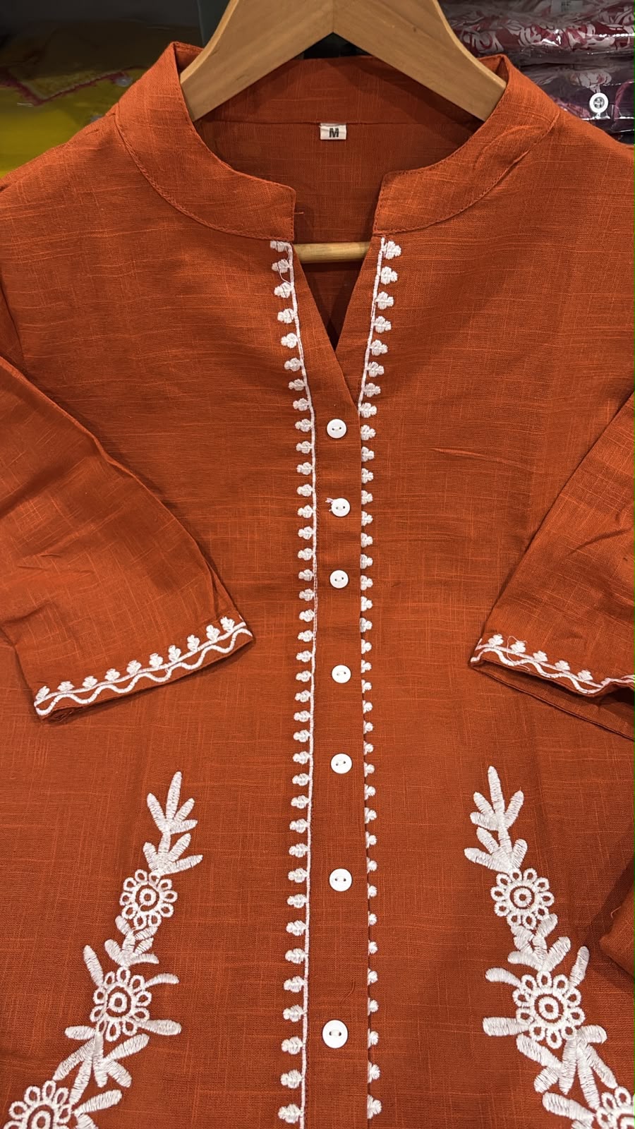 Premium Embroidered Cotton Flex Co-Ord Set
