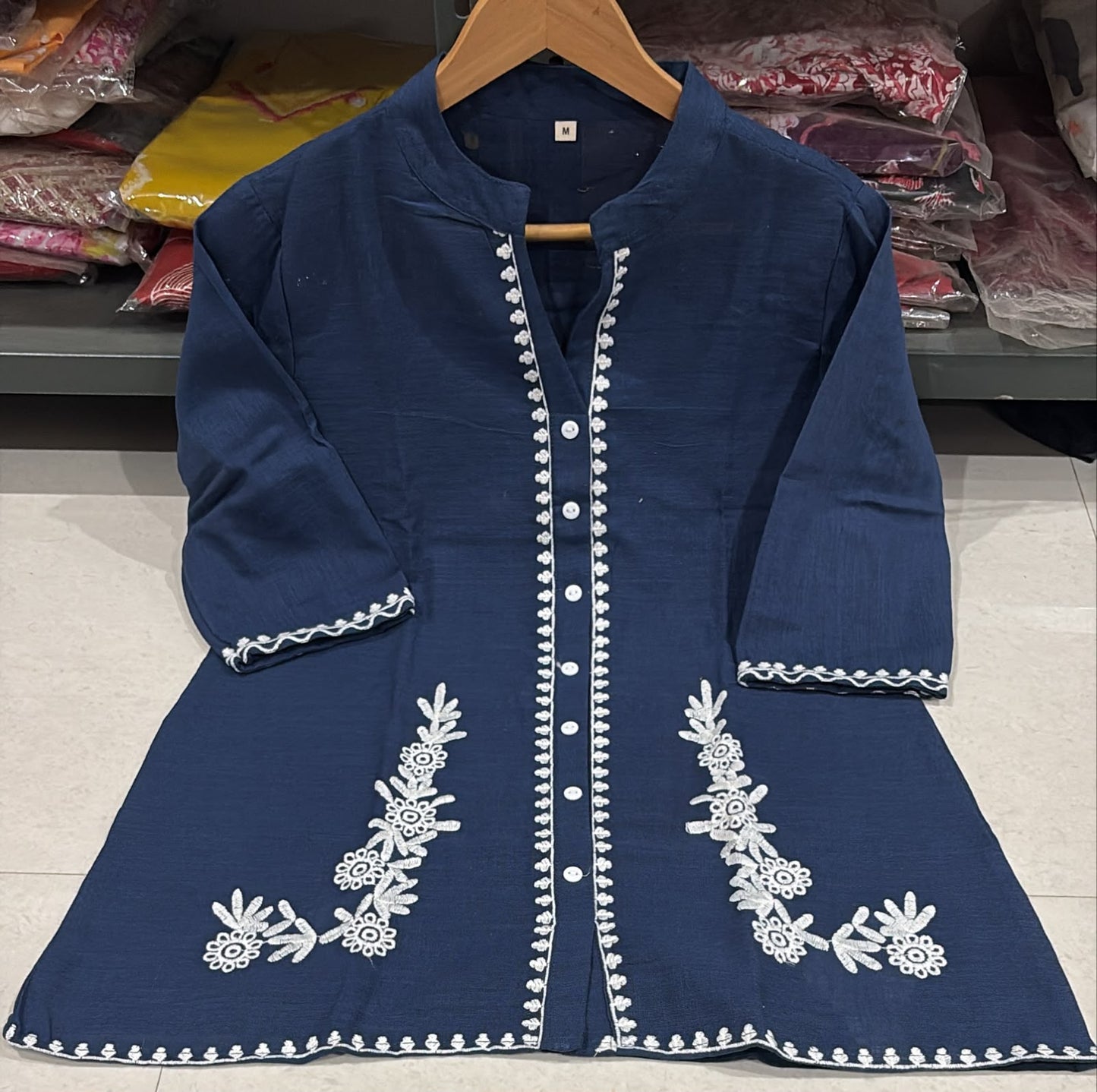 Premium Embroidered Cotton Flex Co-Ord Set