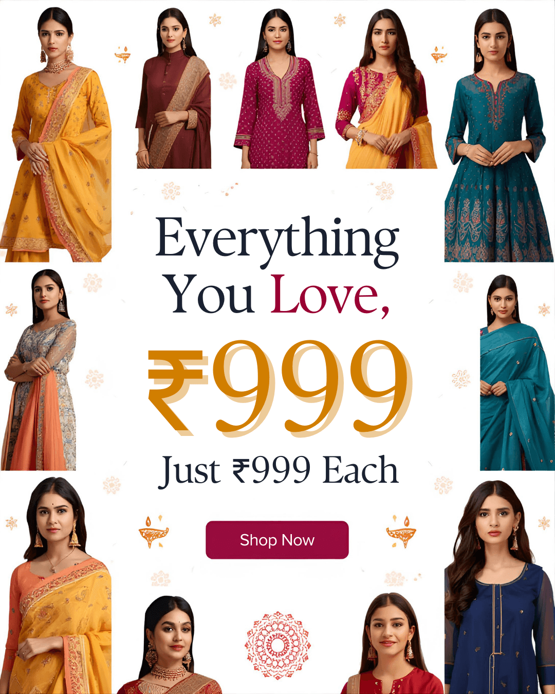 Elegant Indian Wear Collage