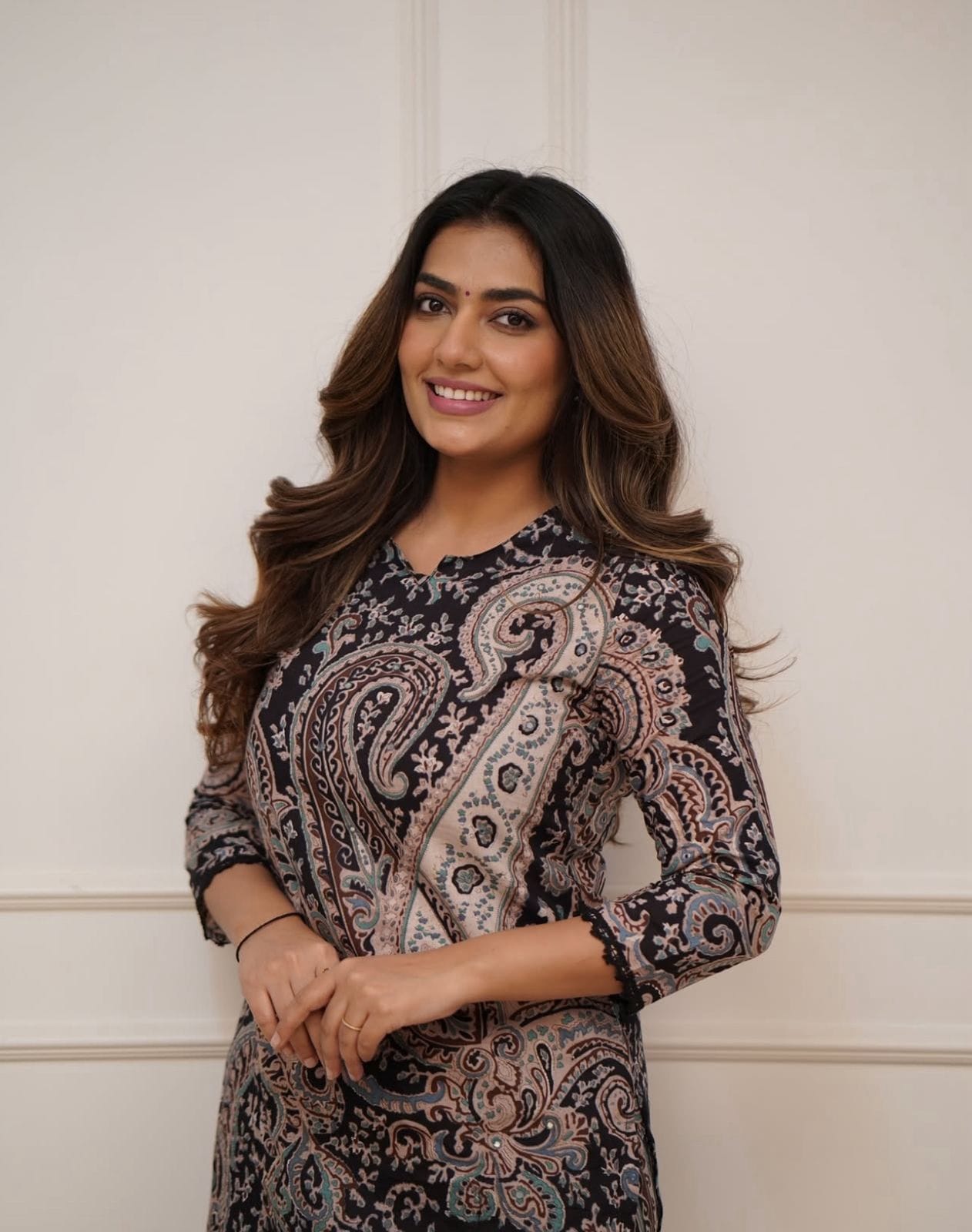 Ayzaan Label Designer Paisley Print Cotton Kurti Pant Set – Festive Wear Ethnic Suit